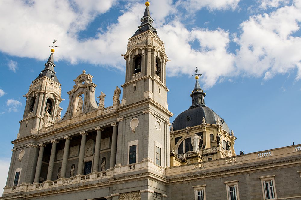 Cathedral of Saint Mary the Royal of the Almudena (Almudena Cathedral), Madrid, Spain.
